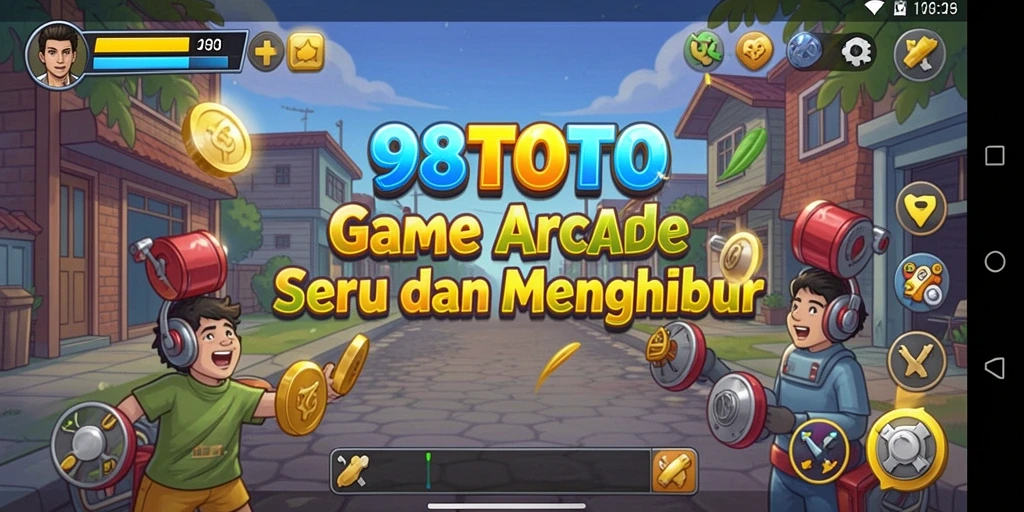 Tampilan gameplay seru dan menantang dari 98TOTO.