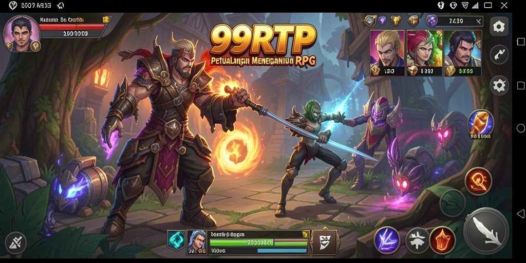 Screenshot menampilkan aksi permainan RPG yang menegangkan.