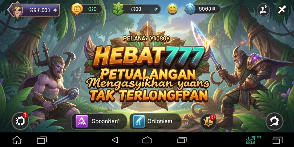Tampilan gameplay HEBAT777 yang penuh aksi dan tantangan petualangan.