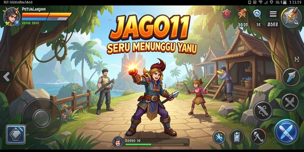 Gameplay seru JAGO11 dengan petualangan yang menantang.