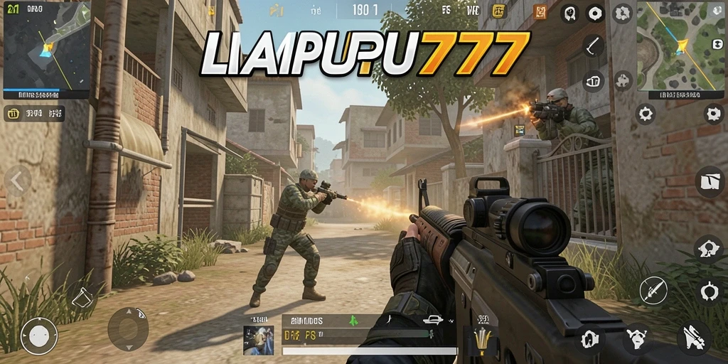 Screenshot menampilkan aksi gameplay mendebarkan di LAMPU777.