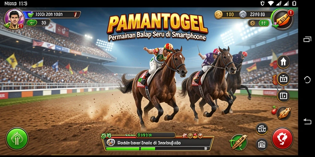 Tampilan seru dan adrenalin dari gameplay PAMANTOGEL.