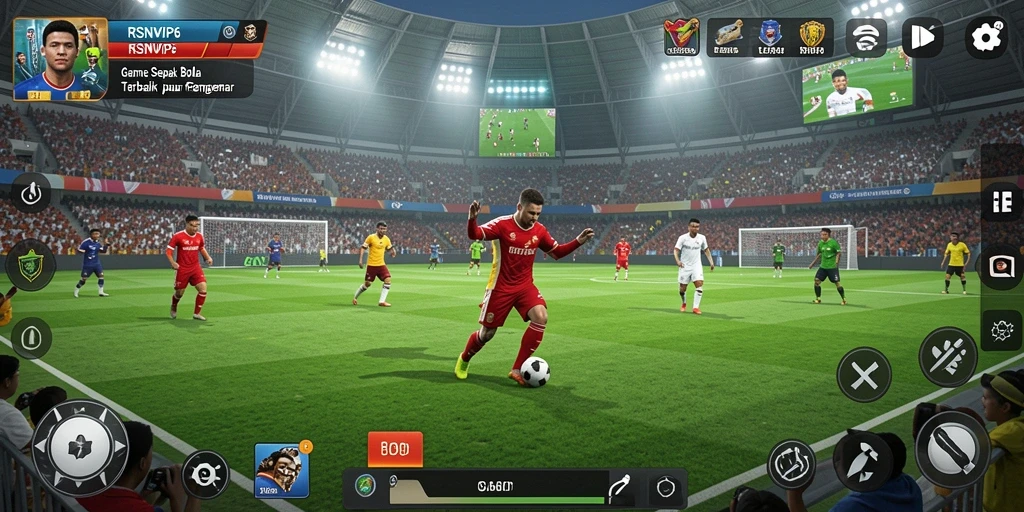 Gameplay seru RSNVIP6 dengan grafis menarik dan pertandingan intens.