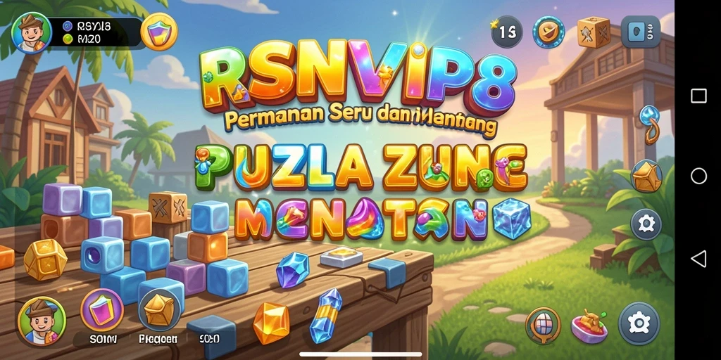 Tampilan gameplay seru dari RSNVIP8 dengan tantangan puzzle.