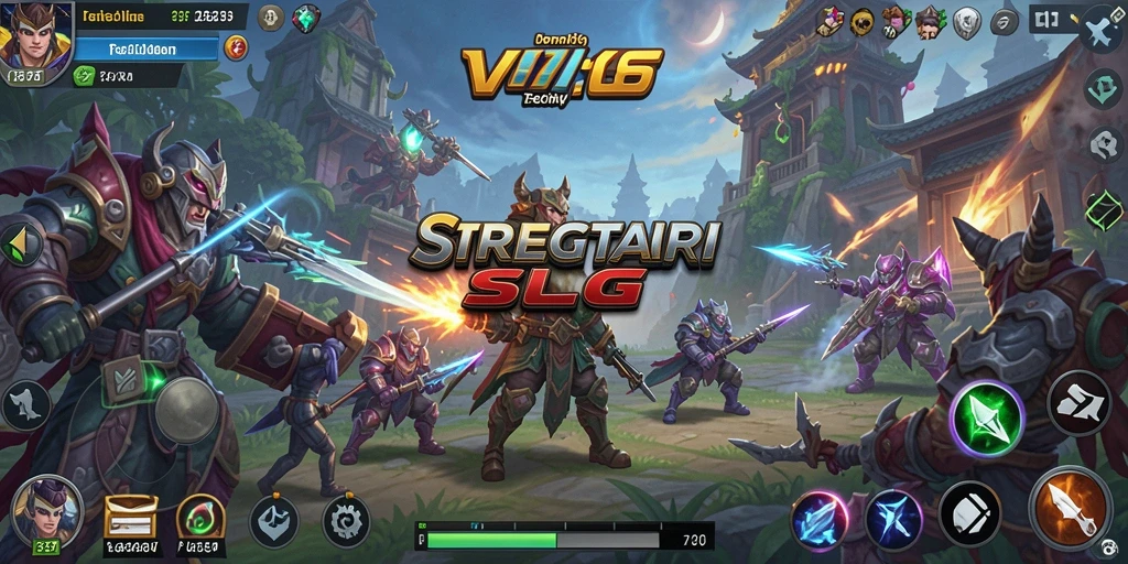 Tangkapan layar V87 menampilkan pertempuran strategis yang seru.