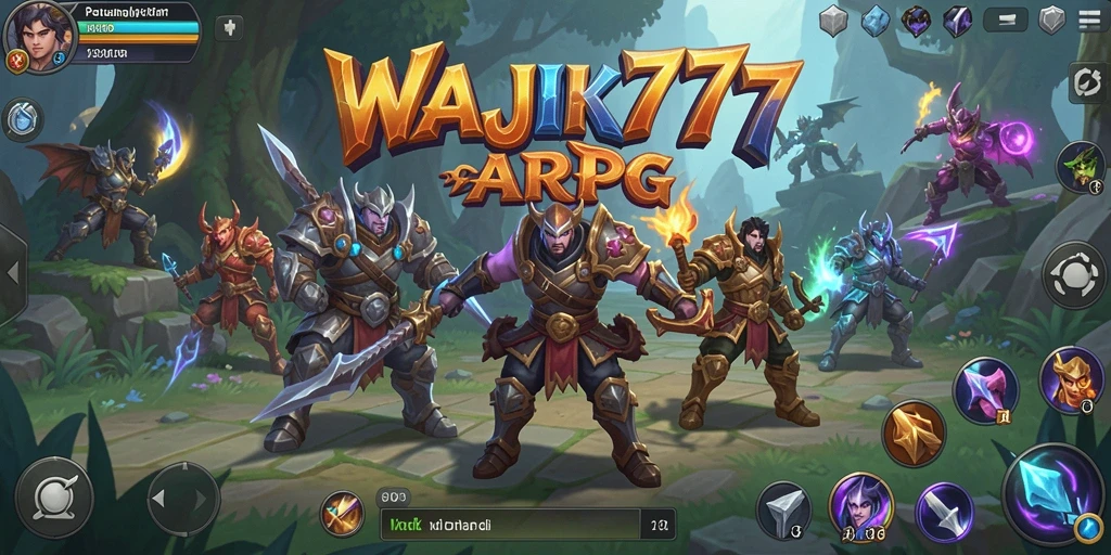 Tampilan menarik dari gameplay WAJIK777 yang penuh aksi ARPG.