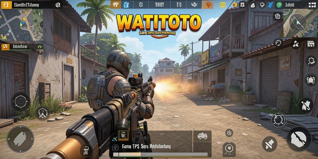 Tampilan utama WATITOTO dengan aksi pertempuran TPS yang mendebarkan.